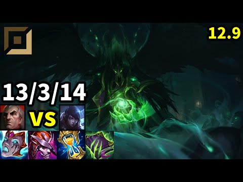 Swain Bot vs Aphelios - KR Master | Patch 12.9