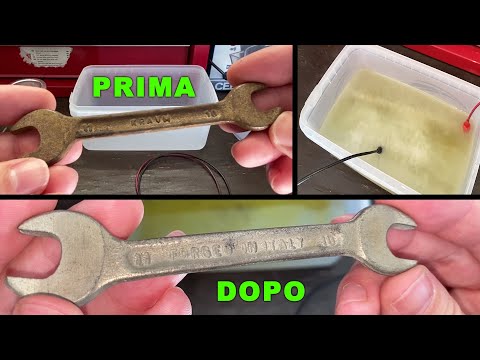 Rimuovere la Ruggine con Elettrolisi e Bicarbonato