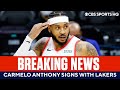 Carmelo Anthony Agrees to 1-Year Deal with Lakers | CBS Sports HQ