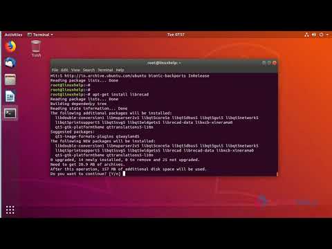 How to install LibreCAD on Ubuntu 18.04 | LinuxHelp Tutorials