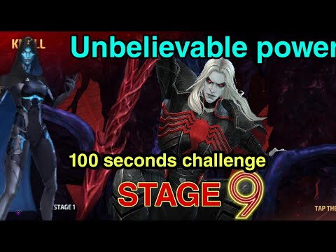 (MFF) 100 SECONDS CHALLENGE OF KNULL STAGE 9 ! MARVEL FUTURE FIGHT