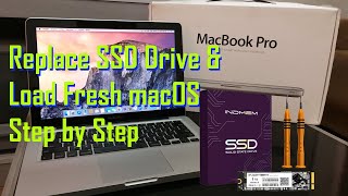 Change SSD Drive & Load macOS on MacBook Pro