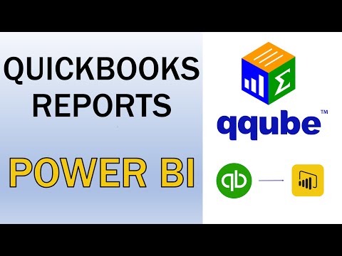 Create Quickbooks dashboards in Power BI with QQube