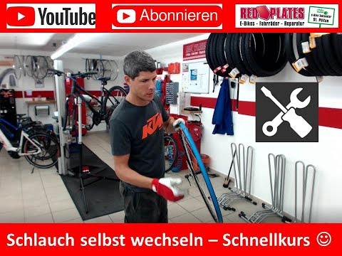 Schlauch selber wechseln beim Fahrrad und E-Bike