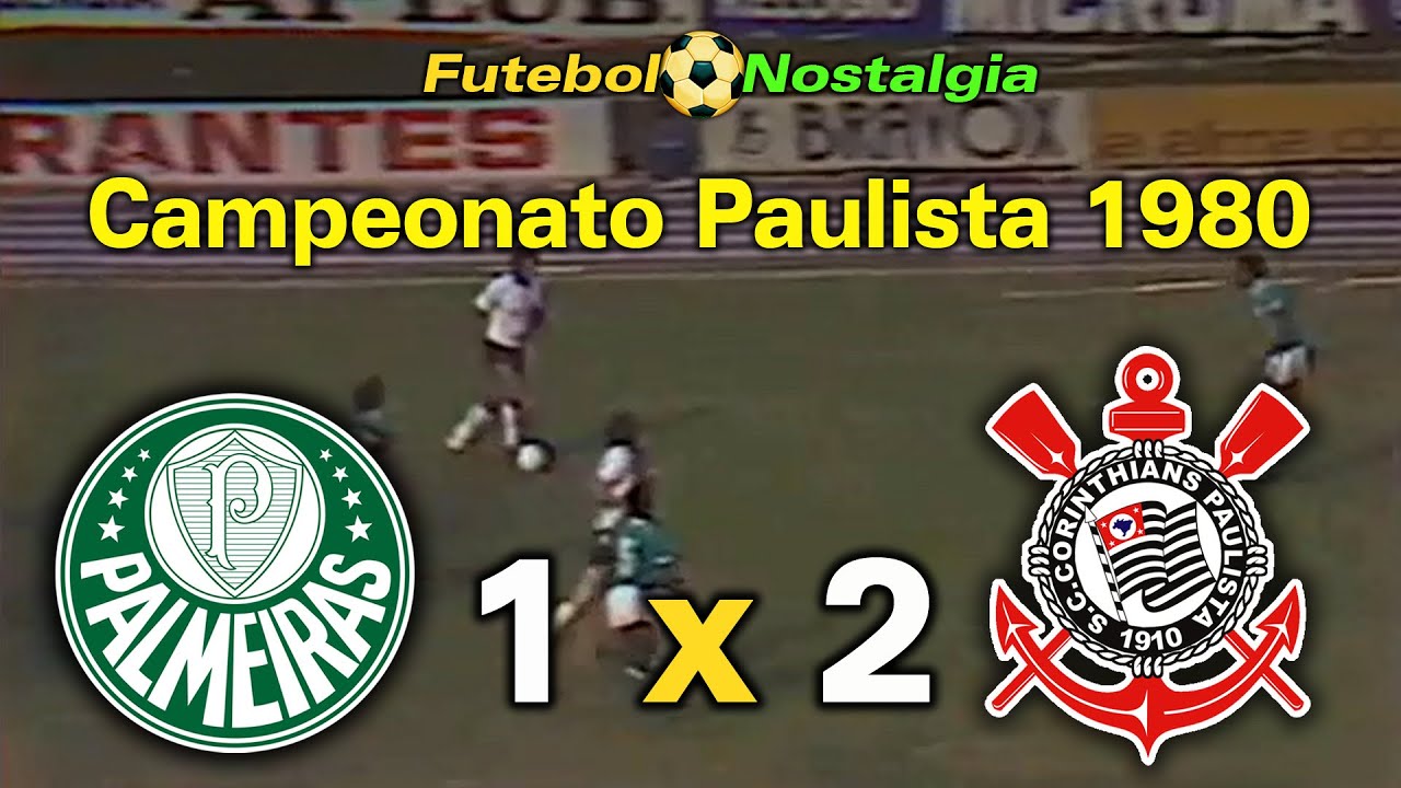 Palmeiras 1 x 2 Corinthians - 07-09-1980 ( Campeonato Paulista )