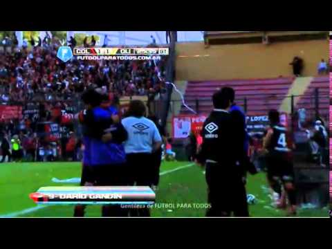 Gol de Darío Gandín Colón 1-1 Olimpo