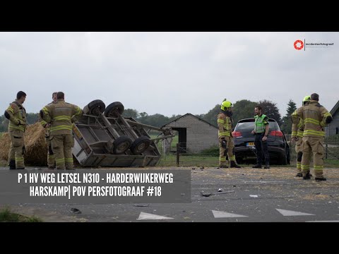 P 1 HV weg letsel N310 - Harderwijkerweg Harskamp| POV Persfotograaf #18