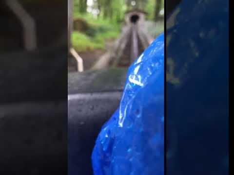 Stuck on the ride!!  The kids were so scared lol