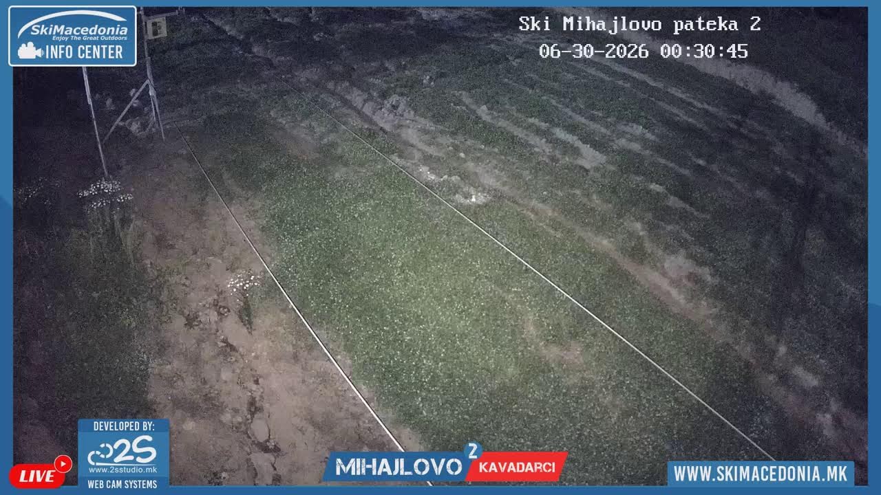 Live webcam view of Mihajlovo Ski Center Piste 2