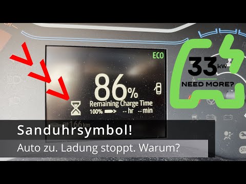 Dacia Spring - Sanduhrsymbol und er lädt nicht mehr!?