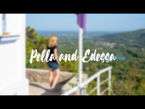 Pella und Edessa Wasserfall Griechenland