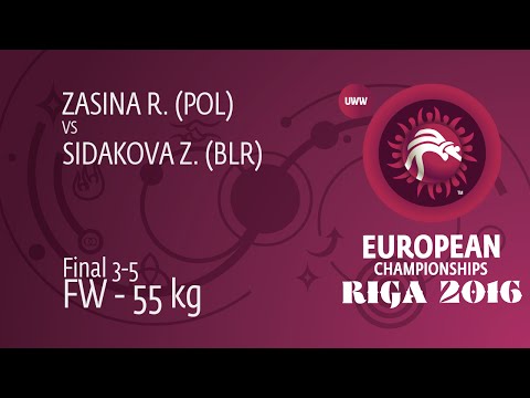BRONZE:  Roksana Marta ZASINA (POL) df. Zalina SIDAKOVA (BLR), 8-1