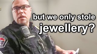 When a Dumb Cop Gets Caught Stealing...