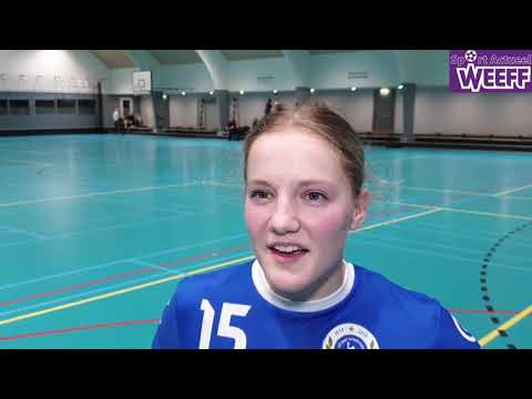 2019-03-14 Zaalhandbal, Beker, VOC2-SEW, interviews