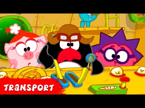KikoRiki 2D | Best episodes about Transport | Cartoon for Kids
