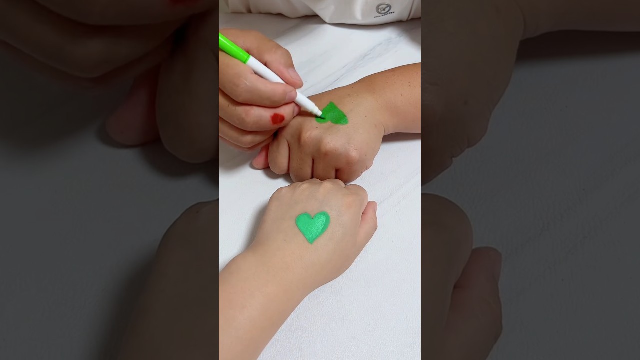 Magic Marker Trick The Heart Was Drawn But Won’t Erase #shorts #stationery