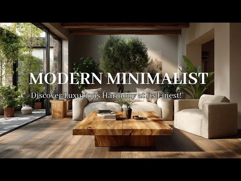 🌿 Modern Minimalism Meets Nature: Discover Luxurious Harmony at Its Finest!