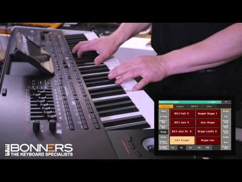 Korg PA4x Demo By Bonners Music Part 2 - Organ Sounds