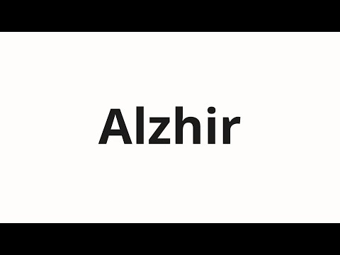 How to pronounce Alzhir | Алжир (Algeria in Russian)