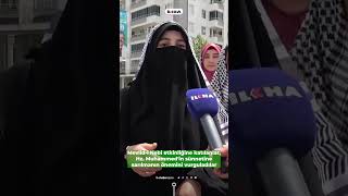 Mevlid-i Nebi etkinliğine katılanlar, Hz. Muhammed'in sünnetine sarılm