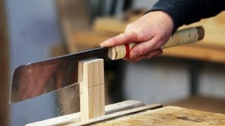 How to Use a Back Saw | Woodworking