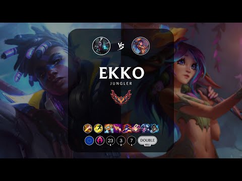 Ekko Jungle vs Lillia - EUW Grandmaster Patch 13.16