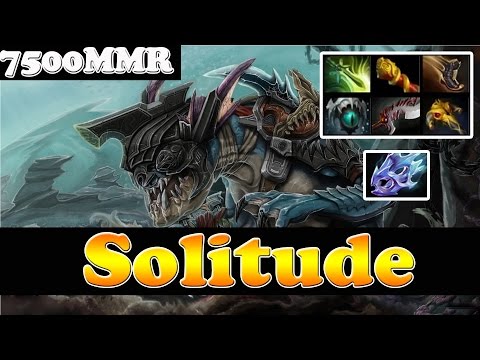 Dota 2 - Solitude 7500 MMR Plays Slark Vol 6 - Ranked Match Gameplay!