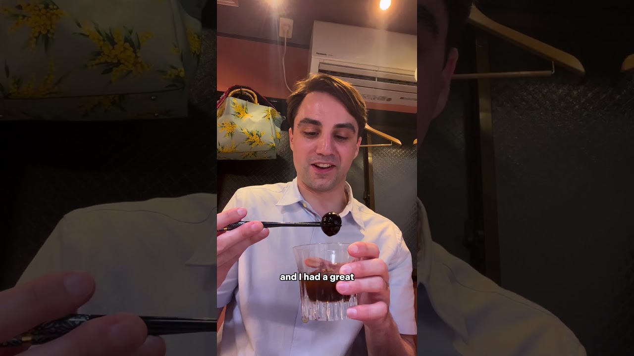 eating a 34 year old Japanese Plum