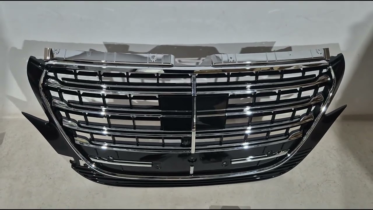 Mercedes Vito/V-class W447 2014- гг. Передняя решетка радиатора Exclusive (2024+) Video 1