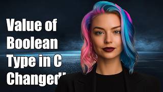 Value of boolean type changed in C