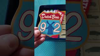Dutch Bros Road Trip Game Set Tin 2026 Route 92 Opening #dutchbros #merch #coffee #roadtrip