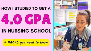 📝📚 HOW I STUDIED & STAY ORGANIZED IN NURSING SCHOOL (4.0 GPA)