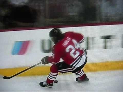 Game 3: Detroit Red Wings vs. Chicago Blackhawks. Kronwall hit on Havlat