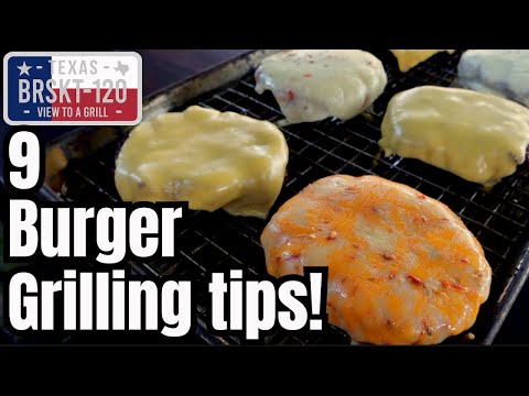 9 Tips for Grilling Burgers