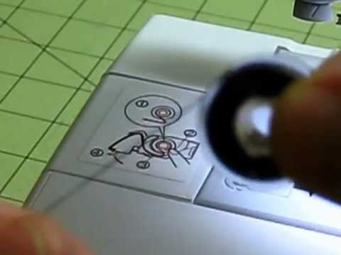 How to Thread the Bobbin Brother SE400 Embroidery and Sewing Machine (beginner)