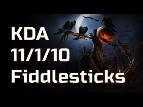 LOL Fiddlesticks Vs Lee Sin  -  Jungle NA Challenger V10.10