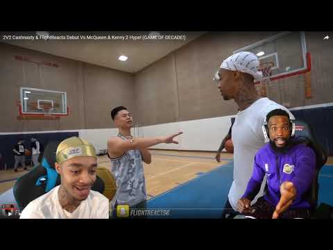 Reacting To FLIGHT KICKED THE BALL THRU THE ROOF AFTER WE GOT CHEATED!! 2vs2 BASKETBALL