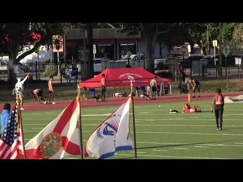 Boys 300m Hurdles Section 2 Finals Fort Lauderdale City Championships 2021