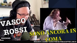 METALHEAD REACTS| VASCO ROSSI - SONO ANCORA IN COMA (live 1987)