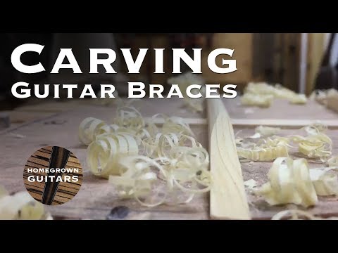 Carving Guitar Braces