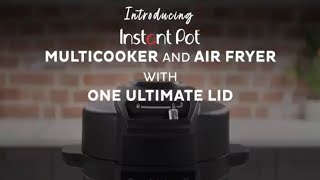 Instant Pot Duo Crisp Ultimate Lid, 13-in-1 Air Fryer and Pressure Cooker  Combo, Sauté, Slow Cook, Bake, Steam, Warm, Roast, Dehydrate, Sous Vide, 