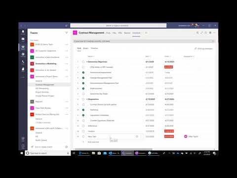 Microsoft Project for the web quickstart and demo