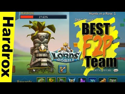 Hardrox F2P Hero lineup | Monster kill Tips | Lords Mobile | New Event | New Video | New Year