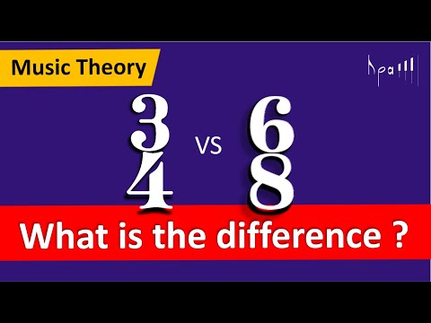 3/4 vs 6/8 Time Signatures - What is the difference between 3/4 and 6/8?