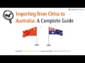 Importing From China Tutorial