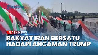 Teheran Tak Gentar! Ribuan Warga Iran Bersatu Lawan Trump yang Ingin Hancurkan Peradaban
