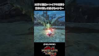 10秒で面白い リオレイアの攻撃を飛んで避けるハンターｗｗ【モンハンサンブレイク】
