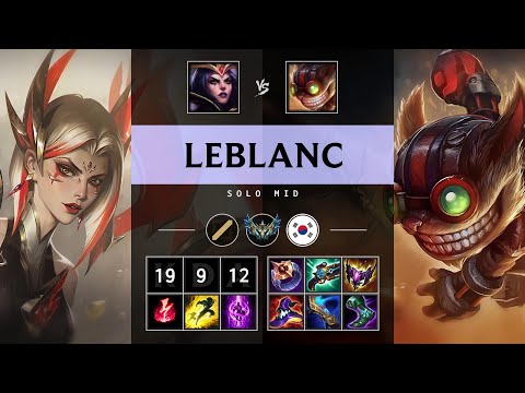 LeBlanc Mid vs Ziggs: Dominating - KR Challenger Patch 25.S1.1