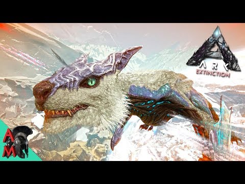 COMO TAMEAR o DOMESTICAR MANAGARMR ARK EXTINCTION + HABILIDADES + KIBBLE + TRAMPA