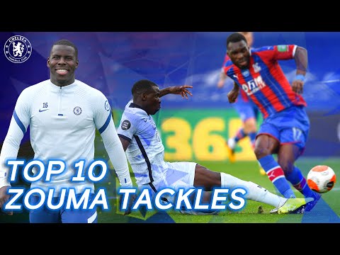Kurt Zouma's Top 10 Chelsea Tackles | Chelsea Tops